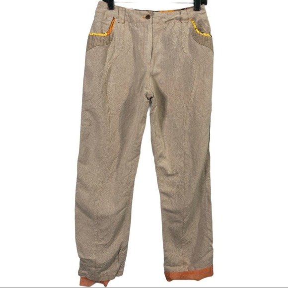 Harve Benard Fully Lined Linen/Rayon Trousers - Picture 1 of 11